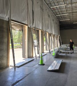 commercial garage door installation