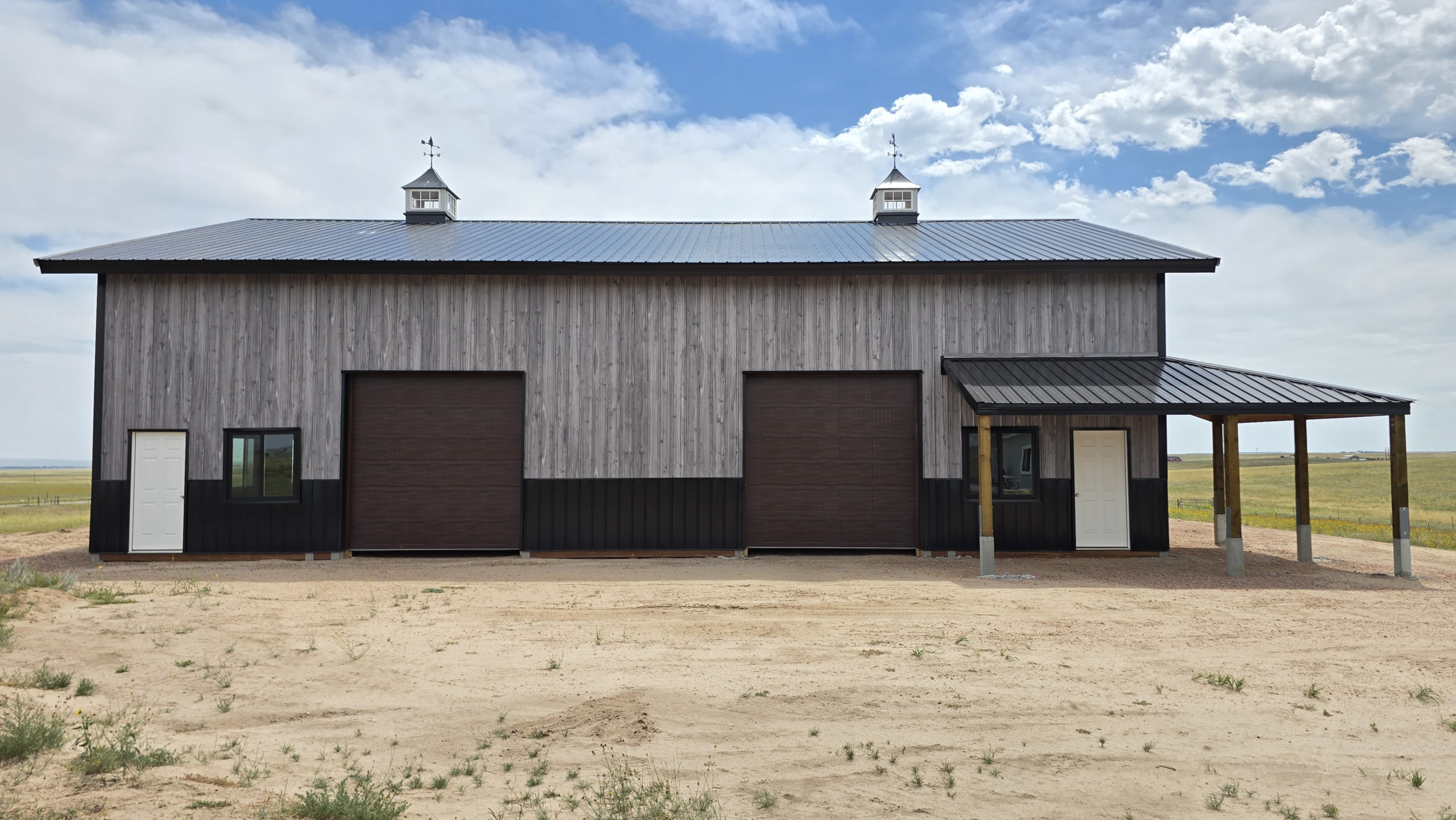 steel building garage doors