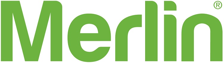 Merlin garage door brand logo